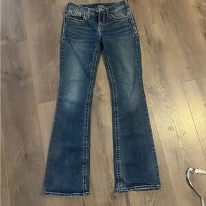 Silver Jeans Dark Blue Flare Women's Jeans